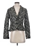 Sandro 100% Polyester Animal Print Black Blazer Size Sm (1) - photo 1