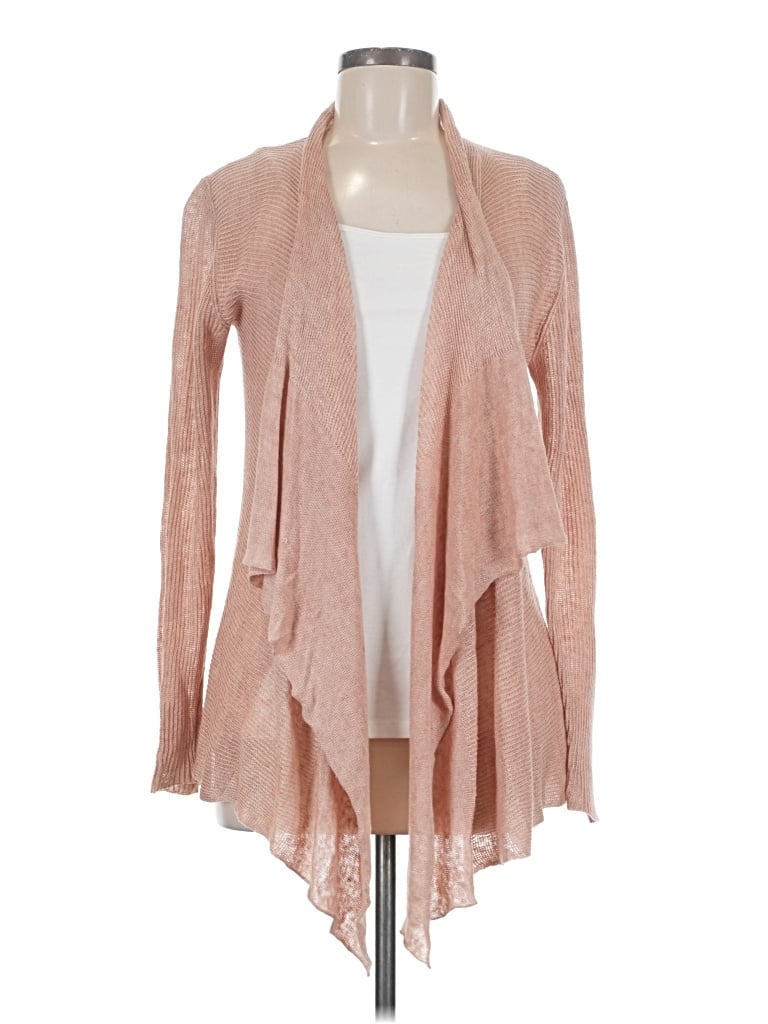 Pre-owned Eileen Fisher Cardigan Sweater In Pink