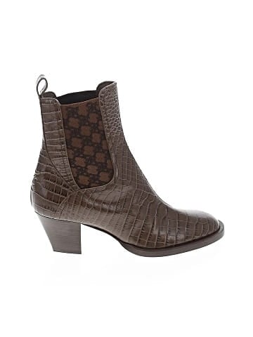 Fendi Embossed ankle boots (view 1)