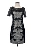 Moulinette Soeurs Graphic Black Cocktail Dress Size 2 - photo 1