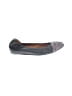 Lanvin 100% Leather Graphic Gray Flats Size EU 40 - photo 1