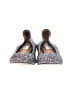 Lanvin 100% Leather Graphic Gray Flats Size EU 40 - photo 2
