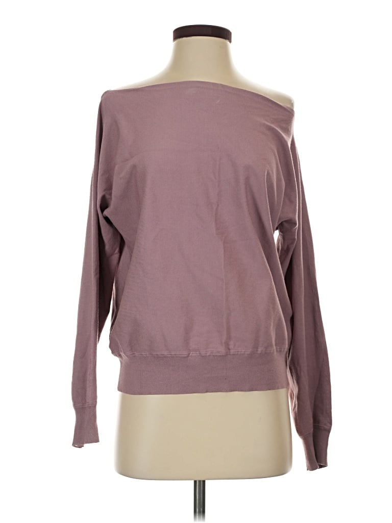 Pre-owned Babaton Pullover Sweater In Purple