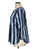 Ann Taylor LOFT 100% Polyester Blue 3/4 Sleeve Blouse Size XL - photo 5