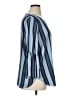 Ann Taylor LOFT 100% Polyester Blue 3/4 Sleeve Blouse Size XL - photo 4