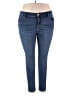 Lane Bryant Solid Blue Jeans Size 18 - photo 1