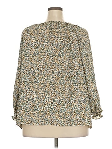 Max Studio 3/4 Sleeve Blouse (view 2)