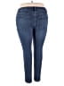 Lane Bryant Solid Blue Jeans Size 18 - photo 2