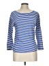 J.Crew 100% Cotton Blue 3/4 Sleeve Top Size L - photo 1