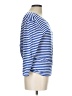 J.Crew 100% Cotton Blue 3/4 Sleeve Top Size L - photo 4