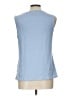 Nine West Blue Sleeveless Blouse Size L - photo 2