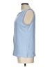 Nine West Blue Sleeveless Blouse Size L - photo 5