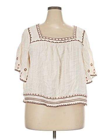 Lucky Brand Short Sleeve Blouse (view 1)