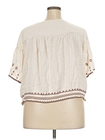 Lucky Brand Short Sleeve Blouse (view 2)