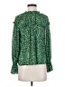 Who What Wear 100% Polyester Green Long Sleeve Blouse Size XS - photo 1
