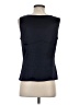 St. John Black Sleeveless Top Size S - photo 2