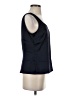 St. John Black Sleeveless Top Size S - photo 4