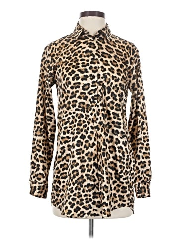 Zara Long Sleeve Button-Down Shirt (view 1)