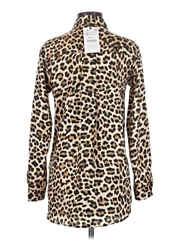 Zara Long Sleeve Button-Down Shirt (view 2)