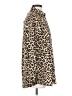 Zara Animal Print Brown Long Sleeve Button-Down Shirt Size XS - photo 4