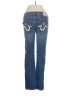True Religion Hearts Blue Jeans Size 25 waist - photo 2