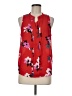 41Hawthorn 100% Polyester Red Sleeveless Blouse Size M - photo 1