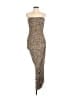 Norma Kamali Animal Print Brown Tan Cocktail Dress Size XL - photo 1