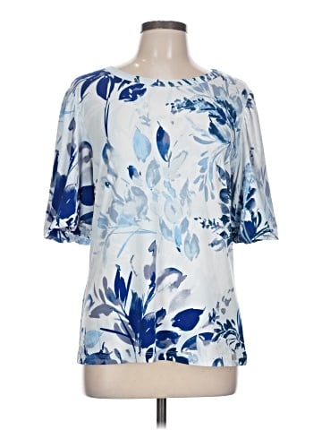Calvin Klein Short Sleeve Blouse (view 1)