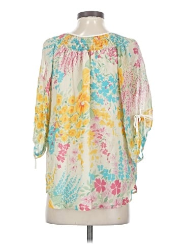 Yumi Kim 3/4 Sleeve Silk Top (view 2)