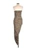 Norma Kamali Animal Print Brown Tan Cocktail Dress Size XL - photo 2