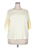 C. Wonder Yellow Ivory Short Sleeve Top Size 2X - photo 1