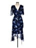 DKNY 100% Polyester Blue Cocktail Dress Size 12 - photo 1