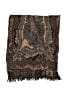 Unbranded Paisley Burgundy Brown Scarf One size - photo 2