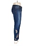 Kensie Paisley Blue Jeans Size L - photo 4