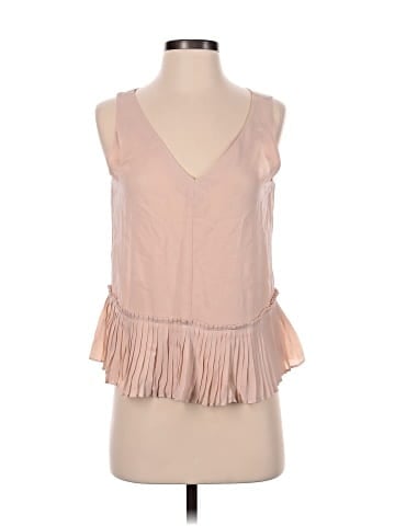 Rebecca Taylor Sleeveless Silk Top (view 1)