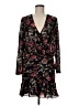 A.L.C. 100% Silk Floral Black Cocktail Dress Size 6 - photo 1