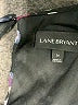 Lane Bryant 100% Polyester Floral Black Cocktail Dress Size 26 - photo 7