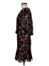 A.L.C. 100% Silk Floral Black Cocktail Dress Size 6 - photo 5