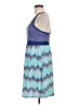 Tehama Print Blue Casual Dress Size M - photo 5