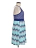 Tehama Print Blue Casual Dress Size M - photo 4