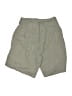 Wrap 100% Linen Chevron-herringbone Gray Green Khaki Shorts Size 4 - photo 2