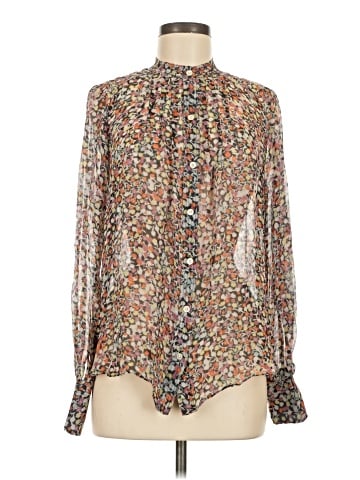 Equipment Long Sleeve Blouse (view 1)