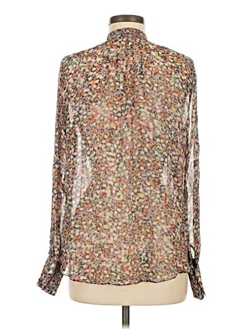 Equipment Long Sleeve Blouse (view 2)