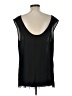 Tildon 100% Polyester Black Sleeveless Blouse Size L - photo 2