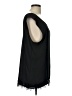 Tildon 100% Polyester Black Sleeveless Blouse Size L - photo 4