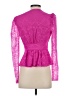 Saylor 100% Nylon Pink Long Sleeve Blouse Size S - photo 2