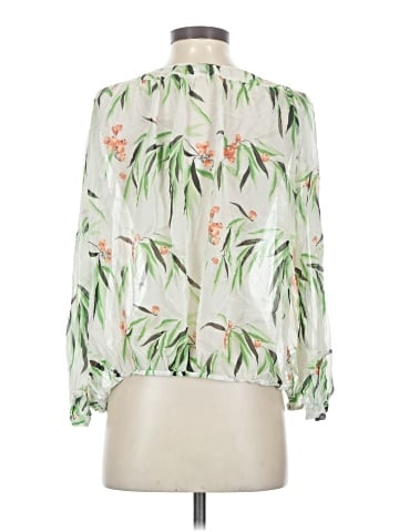 Elizabeth and James 3/4 Sleeve Silk Top (view 2)