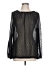 Liz Claiborne 100% Polyester Black Long Sleeve Blouse Size L - photo 1