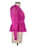 Saylor 100% Nylon Pink Long Sleeve Blouse Size S - photo 4