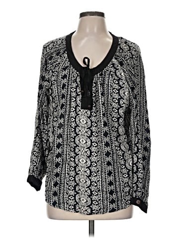 Blue Sky Long Sleeve Blouse (view 1)
